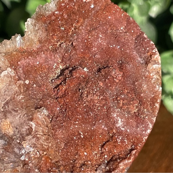 Druzy Chalcedony Crystal Heart - Picture 6 of 14